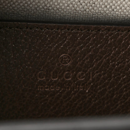 Gucci Monogram Jumbo GG Textured Dollar Calfskin Mini Diana Tote Bag Camel Ebony New Acero Pomegranate Red 6 of 9