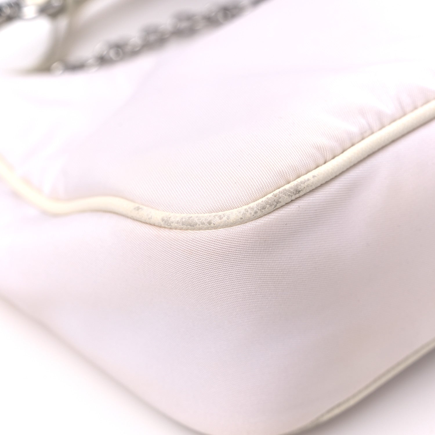 Prada Nylon Re-Edition 2005 Shoulder Bag White 10 of 16