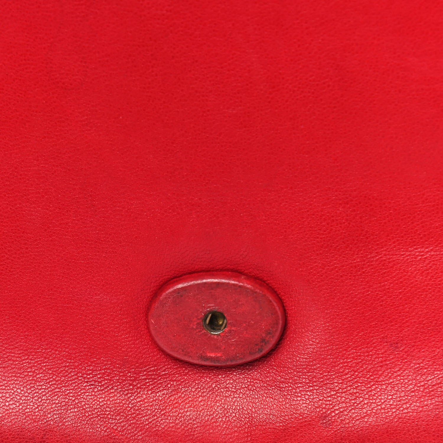 Chanel Lambskin CC Envelope Single Flap Red 6 of 14