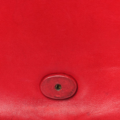 Chanel Lambskin CC Envelope Single Flap Red 6 of 14