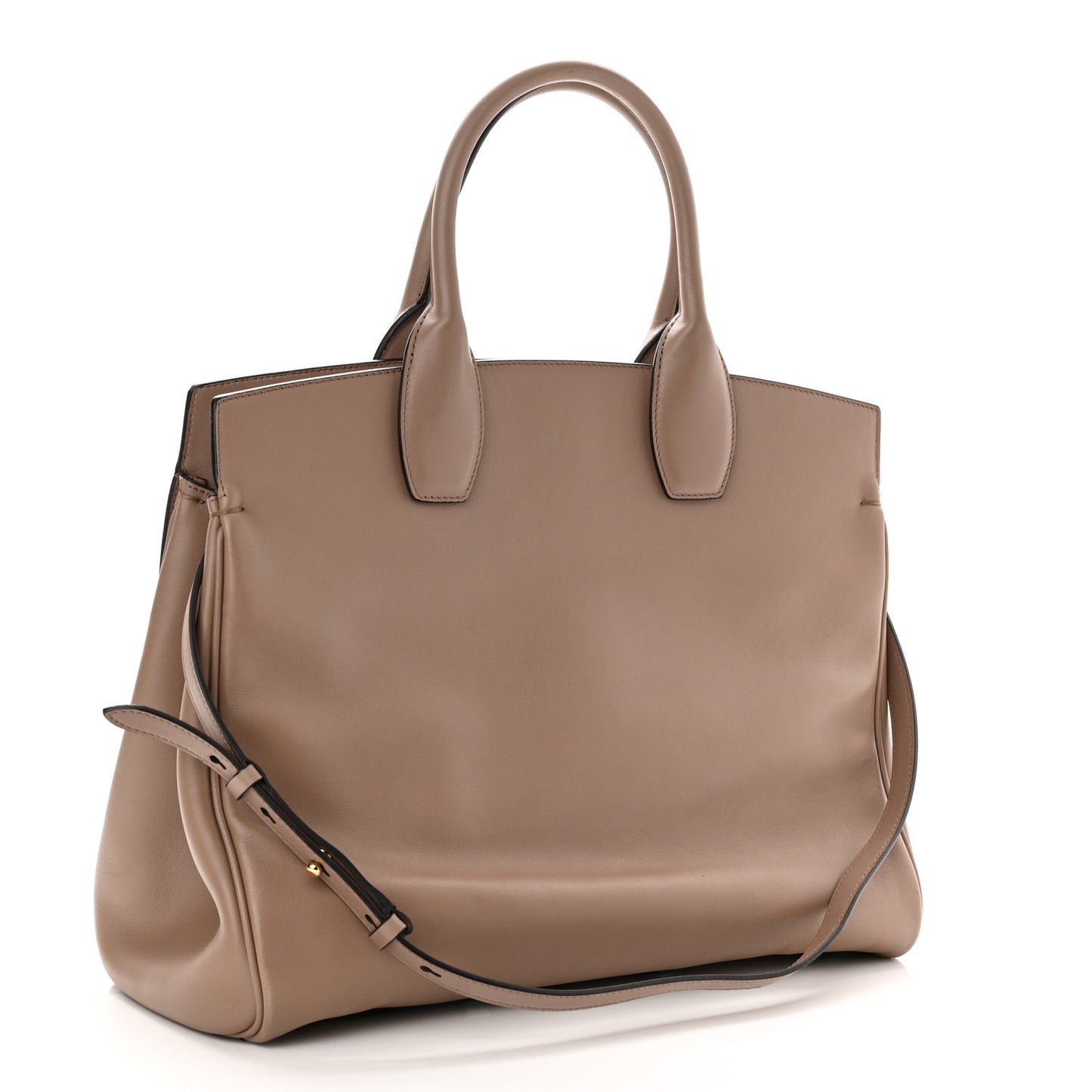 Calfskin Large Studio Bag Mud