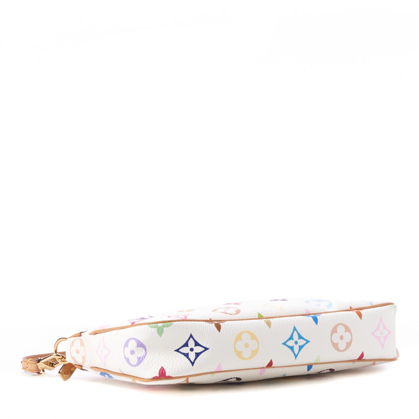 Monogram Multicolor Pochette Accessories White