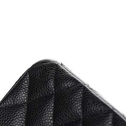 Chanel Caviar Quilted Medium Double Flap Black 10 of 11
