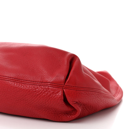 Gucci Pebbled Calfskin Soho Hobo Red 10 of 11