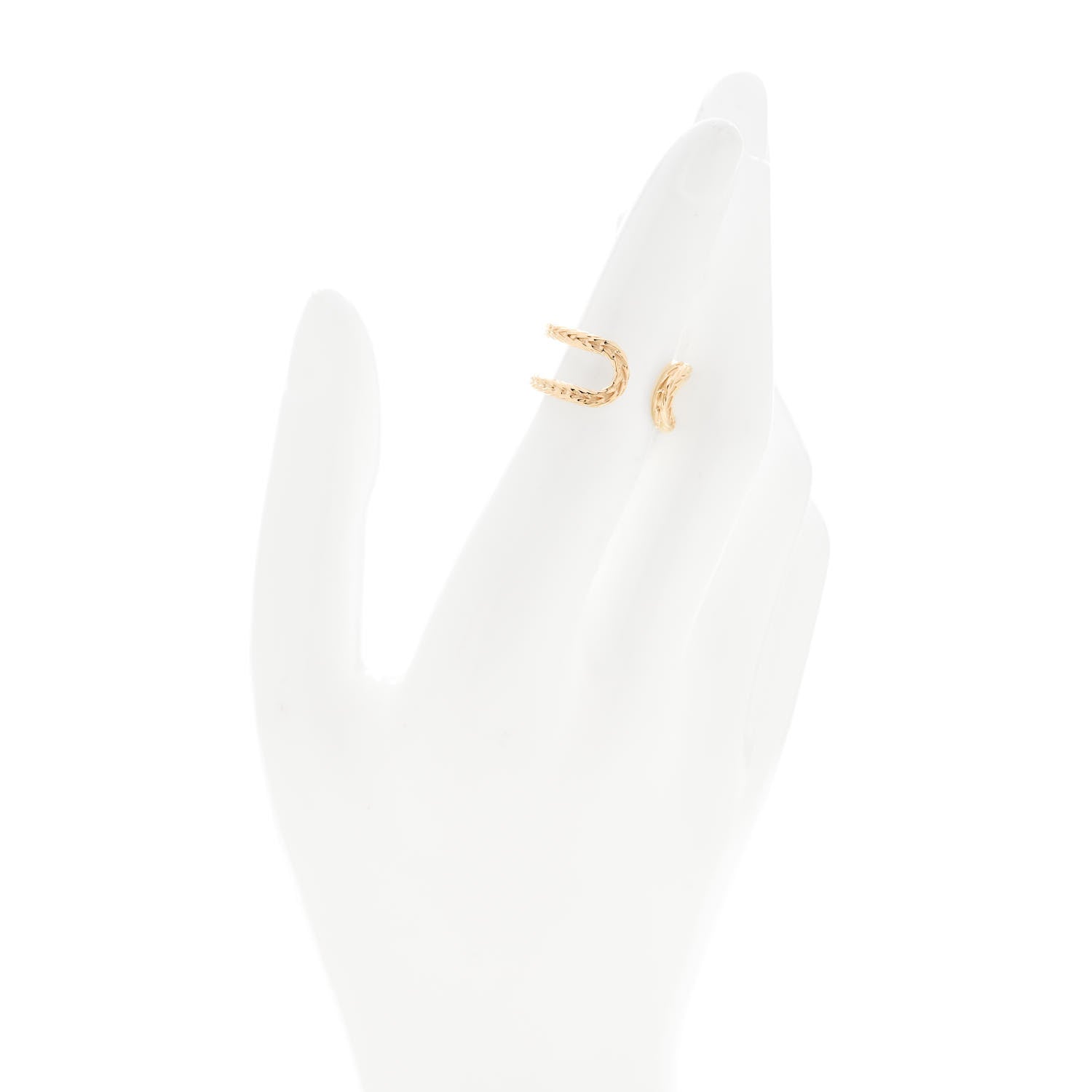 Hermes 18K Yellow Gold PM Chain d'Ancre Danae Ring 50 5.25 2 of 6