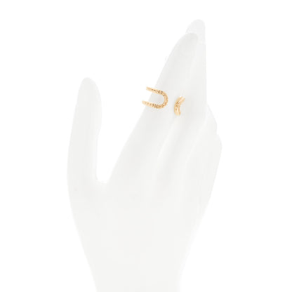 Hermes 18K Yellow Gold PM Chain d'Ancre Danae Ring 50 5.25 2 of 6