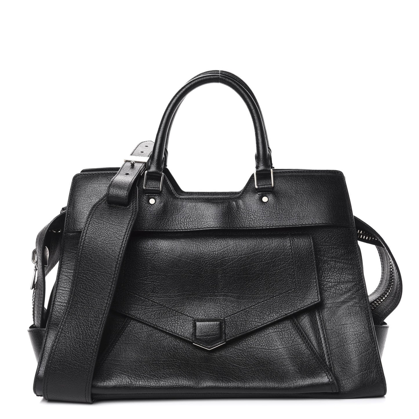 Vacchetta Calfskin Small PS13 Satchel Black