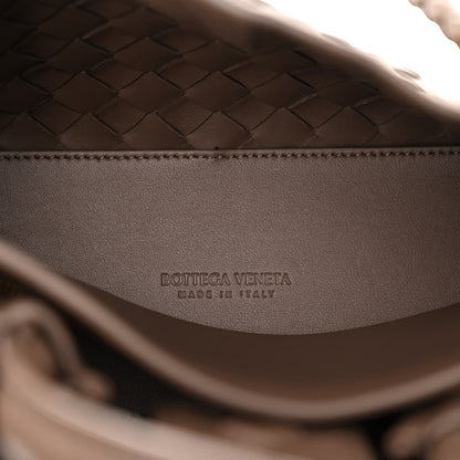 Bottega Veneta Nappa Intrecciato Small Andiamo Shoulder Bag Taupe Grey 5 of 10