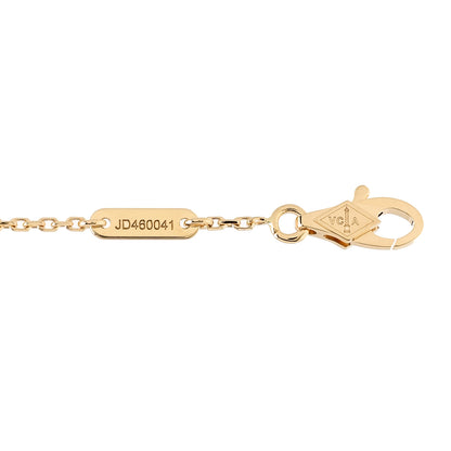 Van Cleef & Arpels 18K Yellow Gold Mother of Pearl Sweet Alhambra Butterfly Bracelet 4 of 5