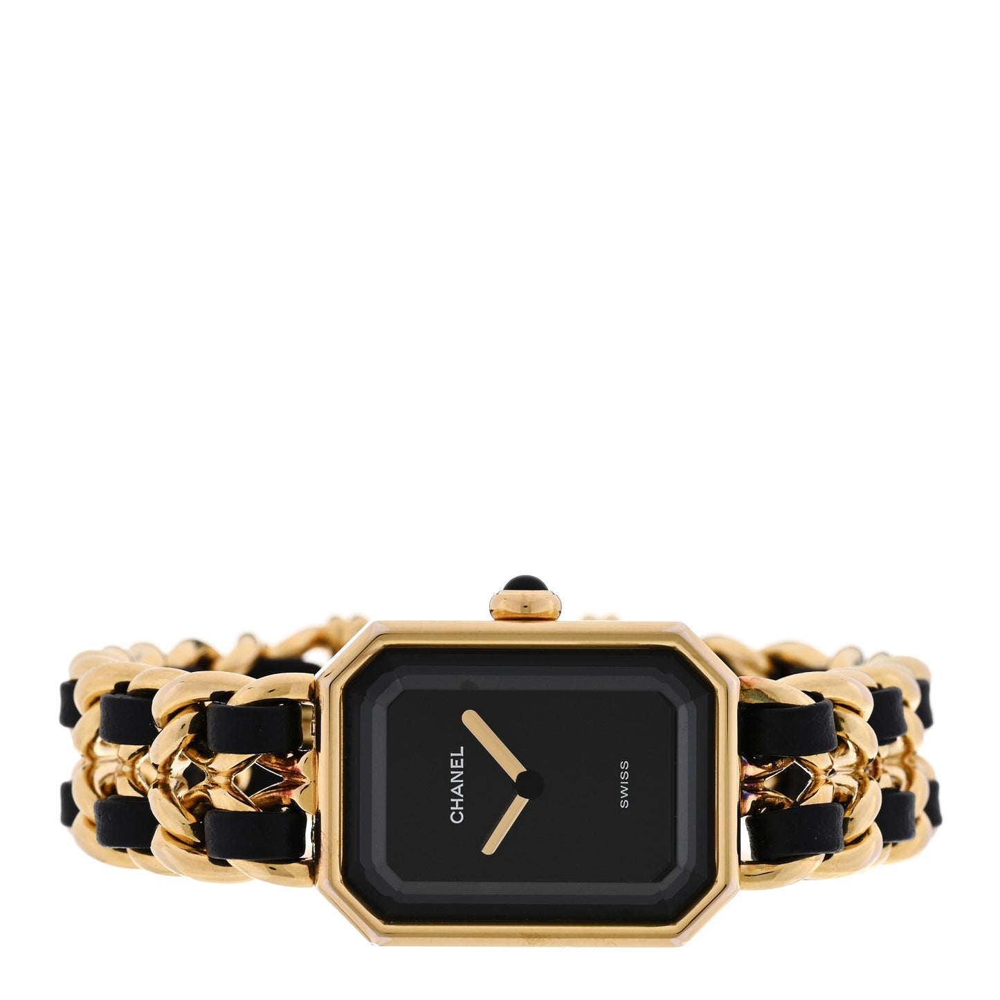 Stainless Steel Lambskin 20mm Chain Premiere Quartz Watch Gold M