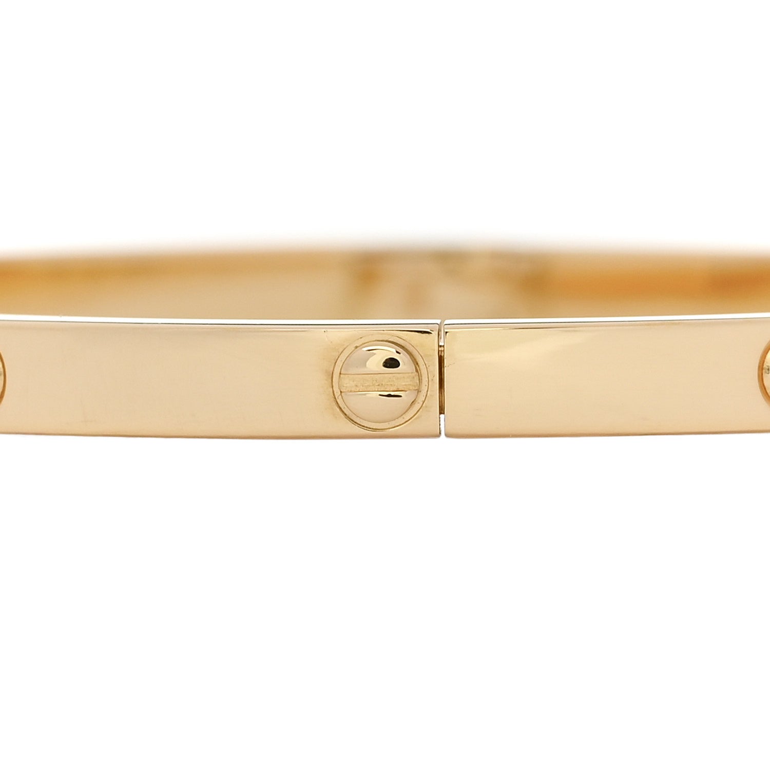 Cartier 18K Yellow Gold 6 Diamond Small LOVE Bracelet 16 5 of 9