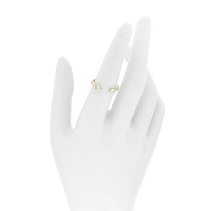 Anita Ko 18K Yellow Gold Diamond Orbit Split Ring 53 6.5 2 of 4