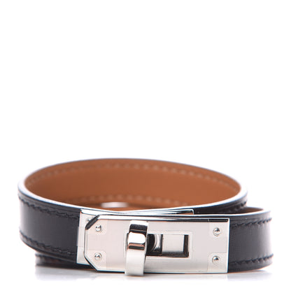 Hermes Box Kelly Double Tour Bracelet T2 Black 1 of 7