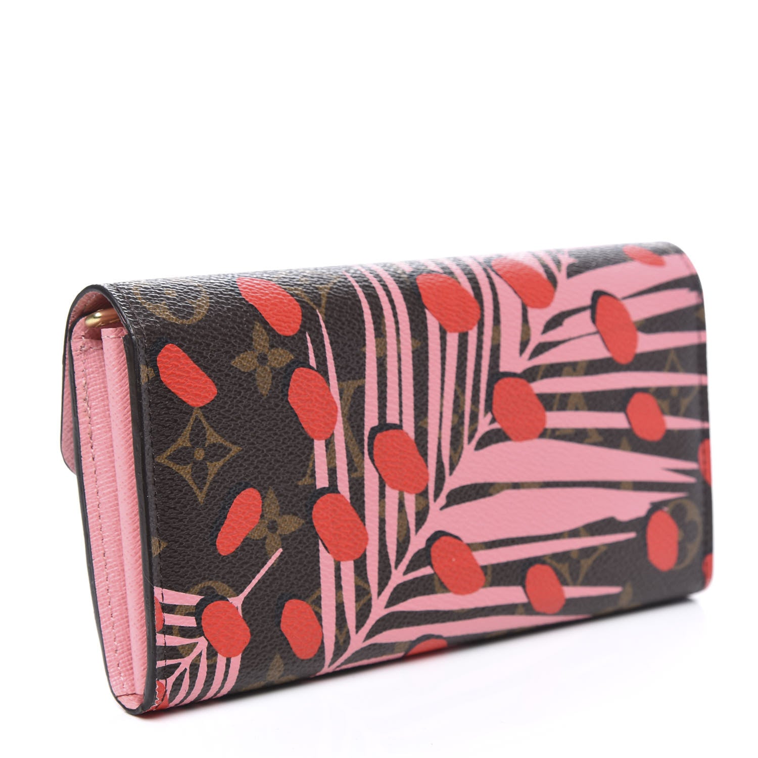 Louis Vuitton Monogram Jungle Dots Sarah Wallet Sugar Pink Poppy 2 of 5