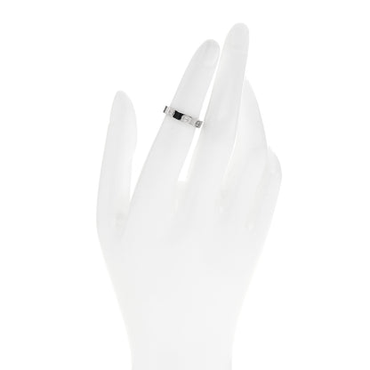 Cartier 18K White Gold 3.5mm LOVE Wedding Band Ring 48 4.5 2 of 4