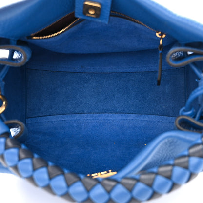Mulberry Heavy Grain Small Iris Tote Porcelain Blue Midnight 5 of 12