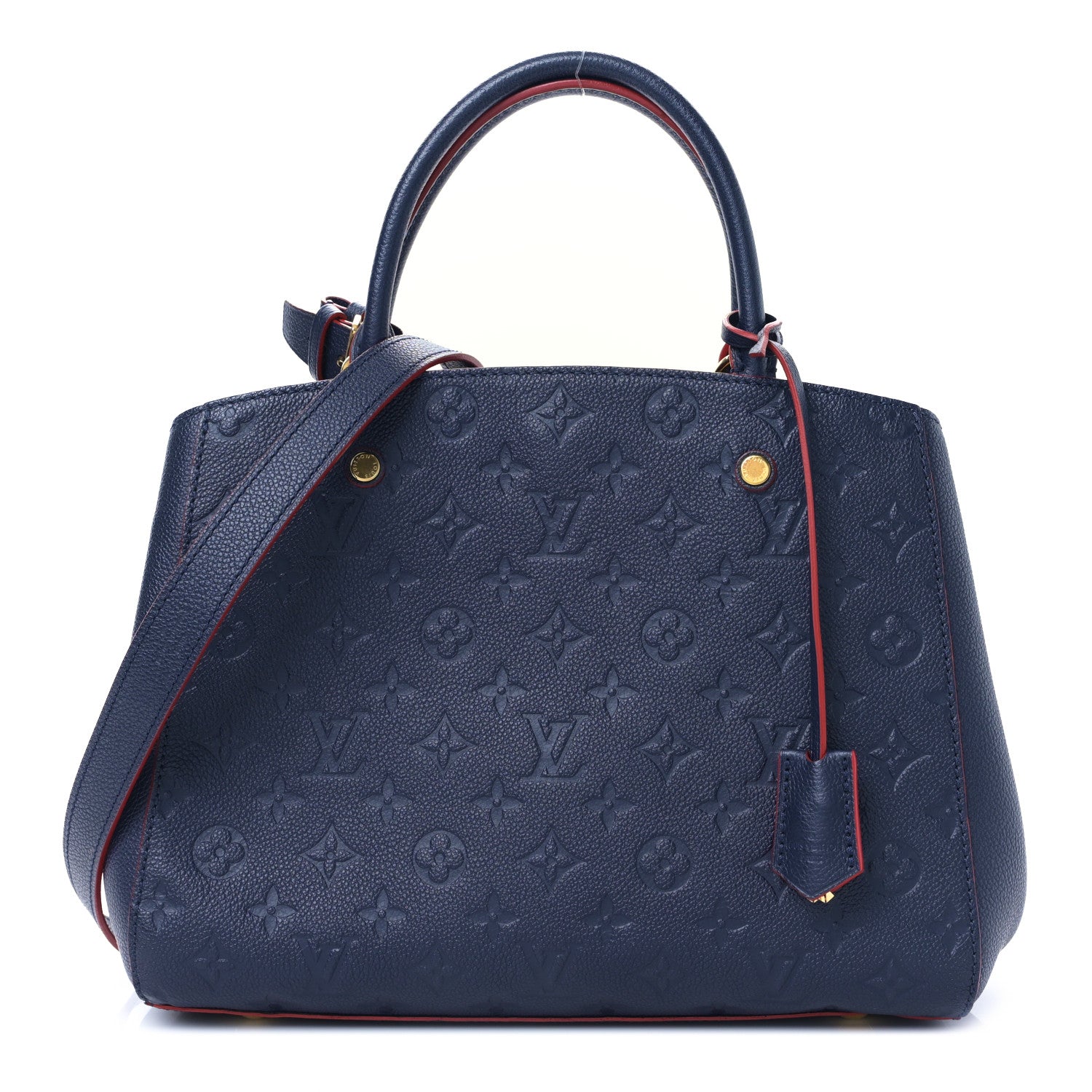 Louis Vuitton Empreinte Montaigne MM Marine Rouge 1 of 8