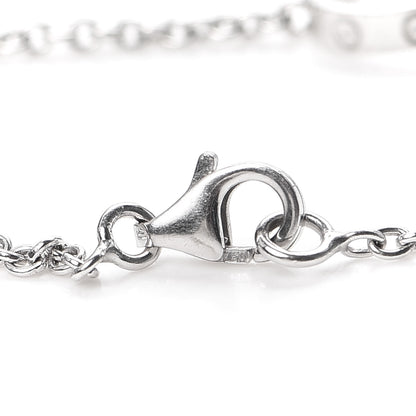 Cartier 18K White Gold Interlocking LOVE Bracelet 4 of 6