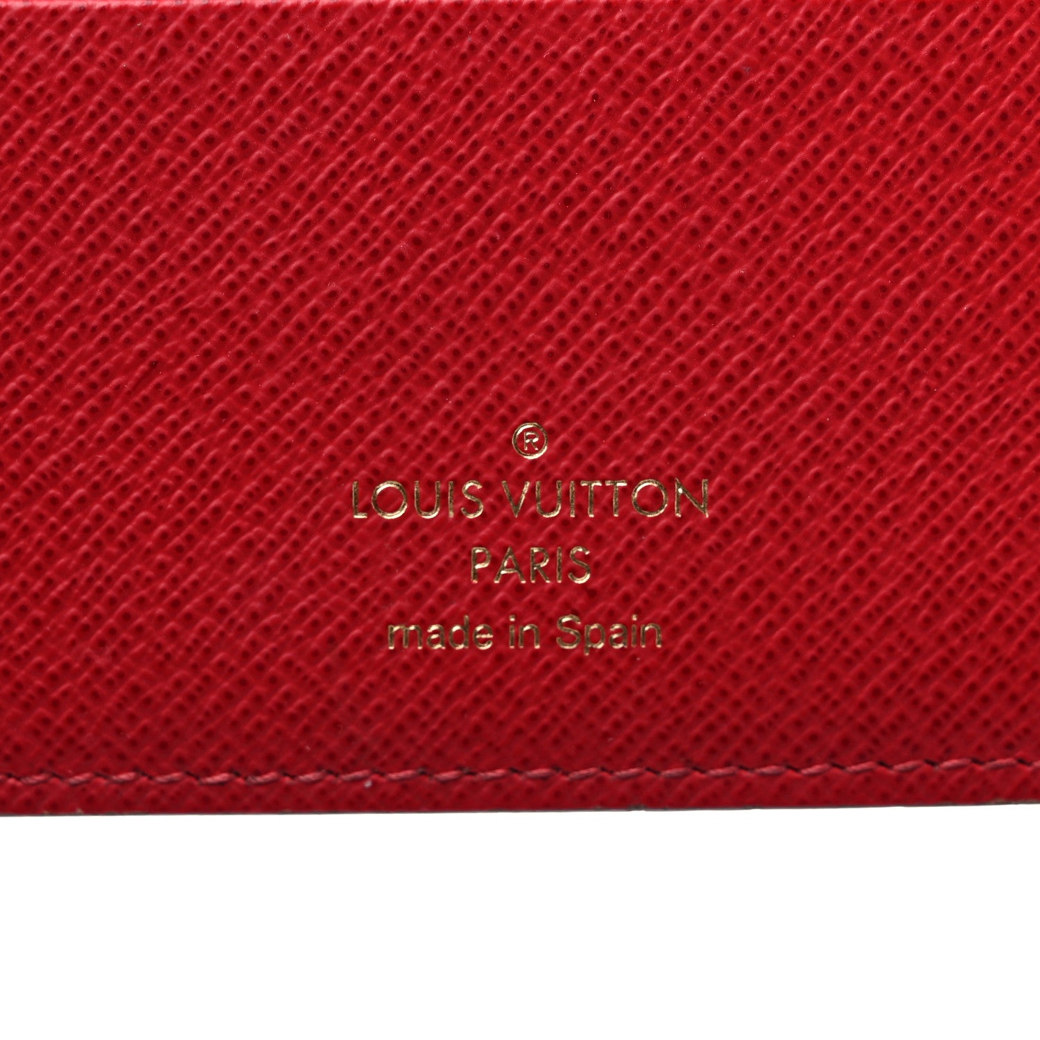 Louis Vuitton Damier Ebene Insolite Wallet Rouge 6 of 16