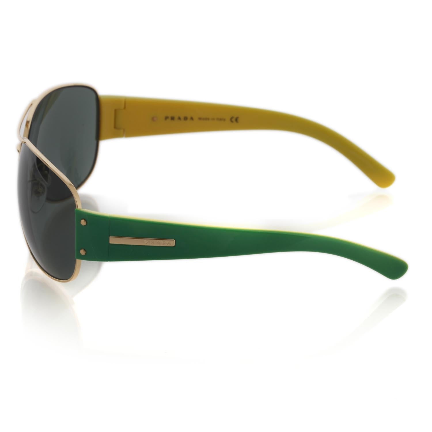 Prada Aviator Sunglasses SPR 52G 2 of 9
