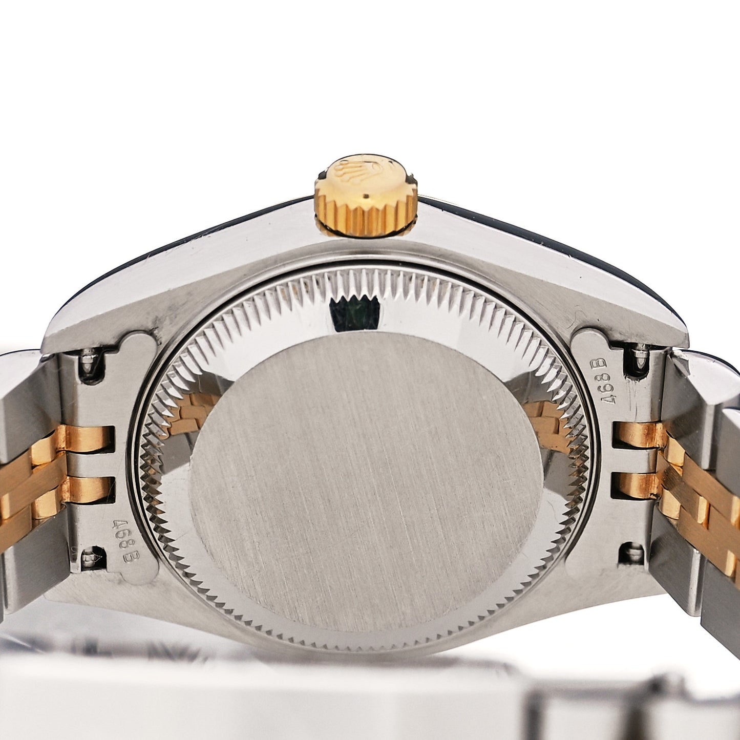 Stainless Steel 18K Yellow Gold Diamond 26mm Oyster Perpetual Datejust Watch Silver 79173