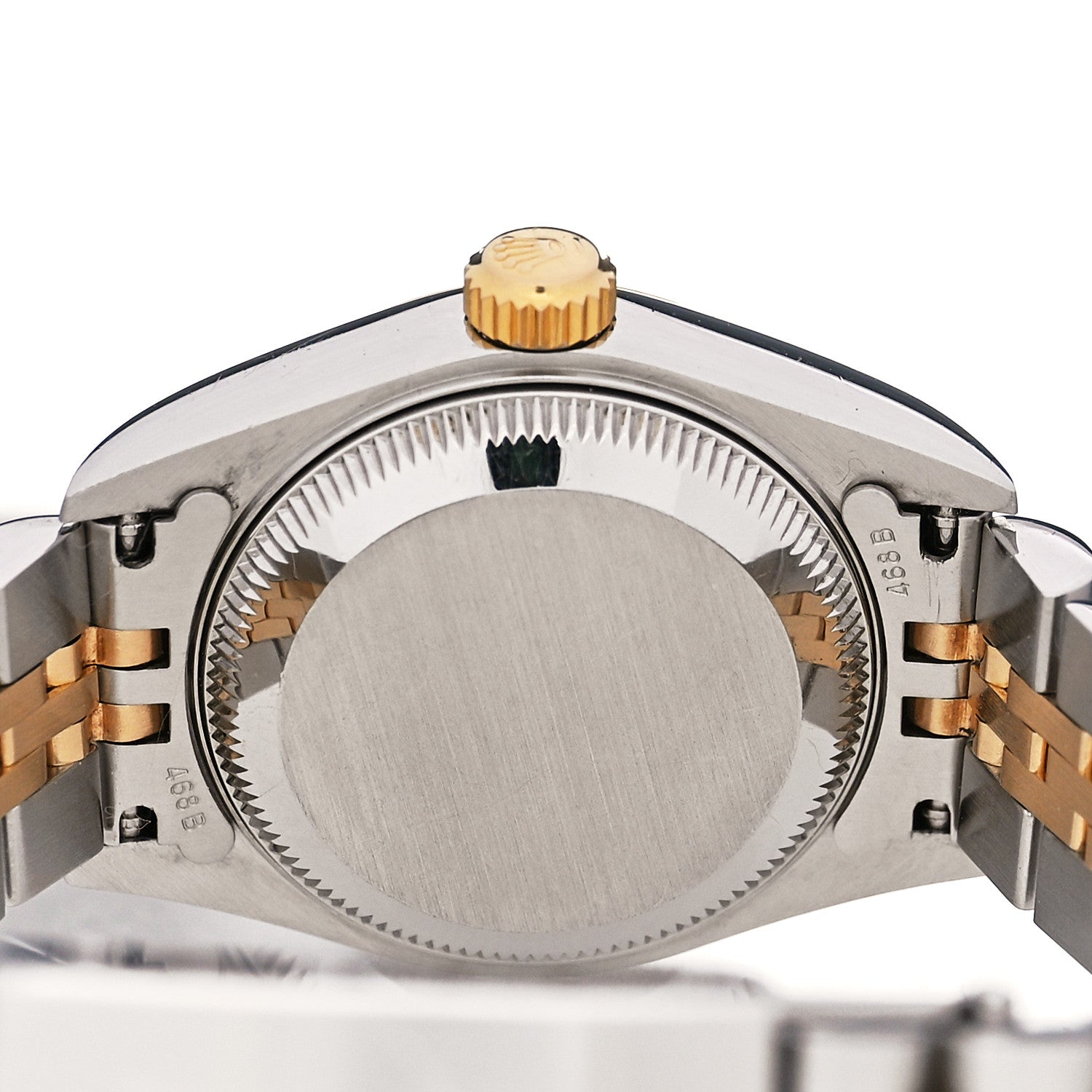 Rolex Stainless Steel 18K Yellow Gold Diamond 26mm Oyster Perpetual Datejust Watch Silver 79173 4 of 4