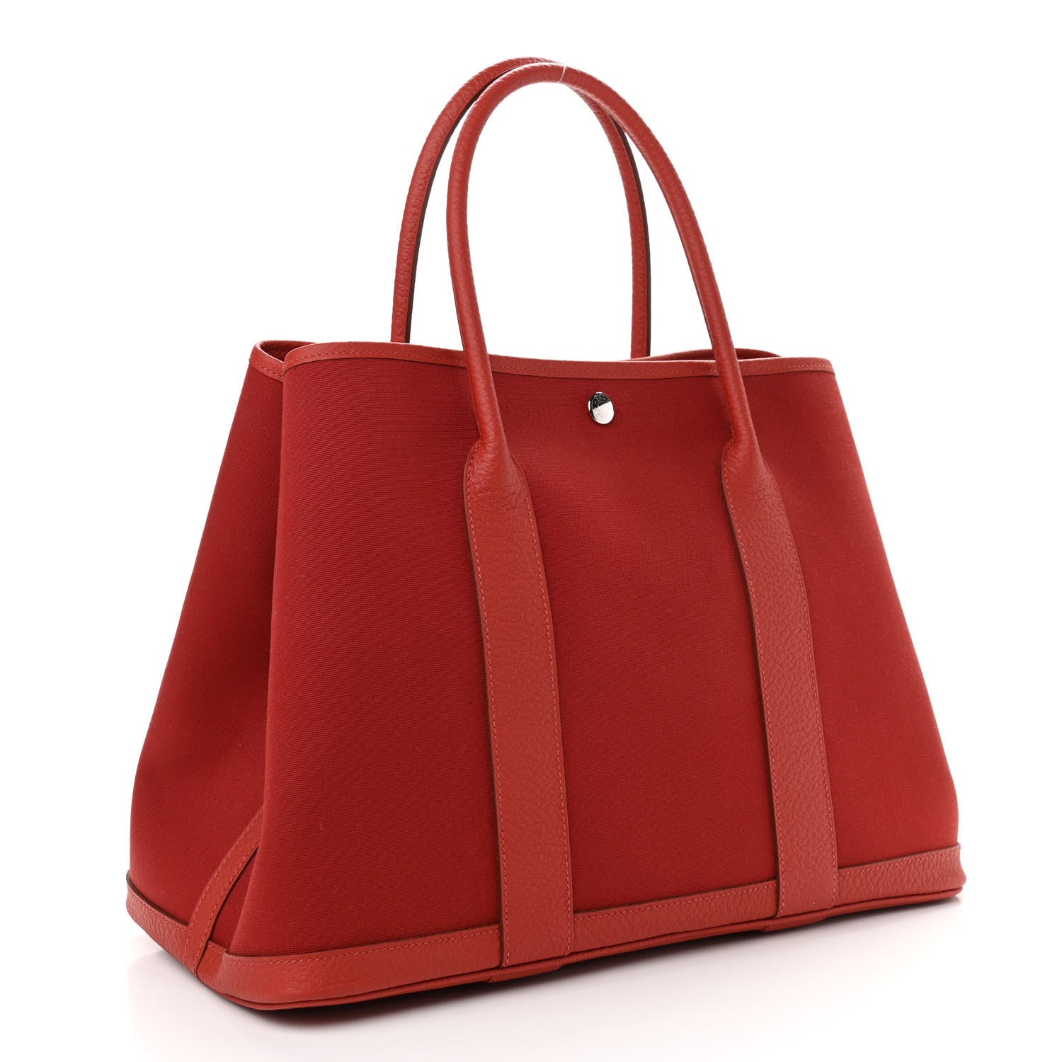 Hermes Toile Negonda Garden Party Tote 36 MM Rouge Piment 2 of 10