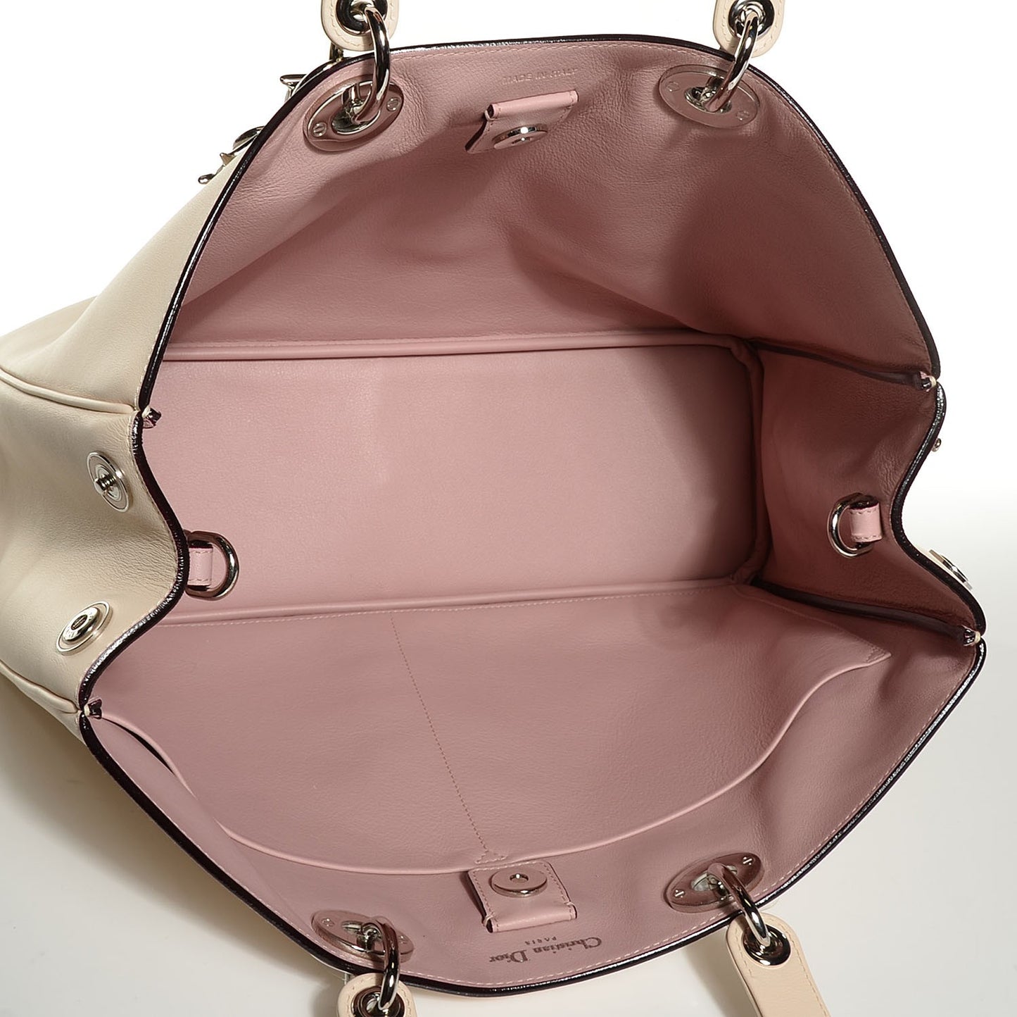 Smooth Calfskin Large Diorissimo Tote Beige