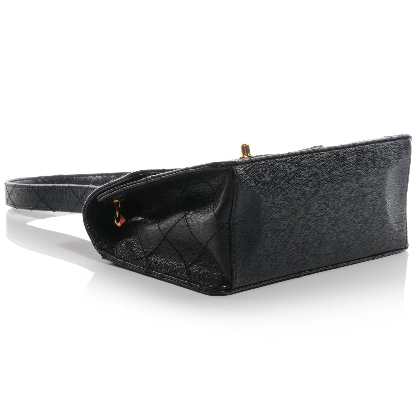 Caviar Flap Bag Black