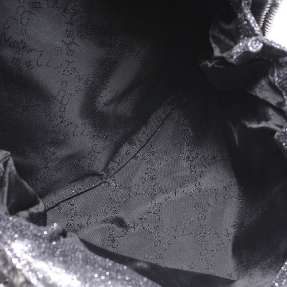 Metallic Linen Falabella Silver