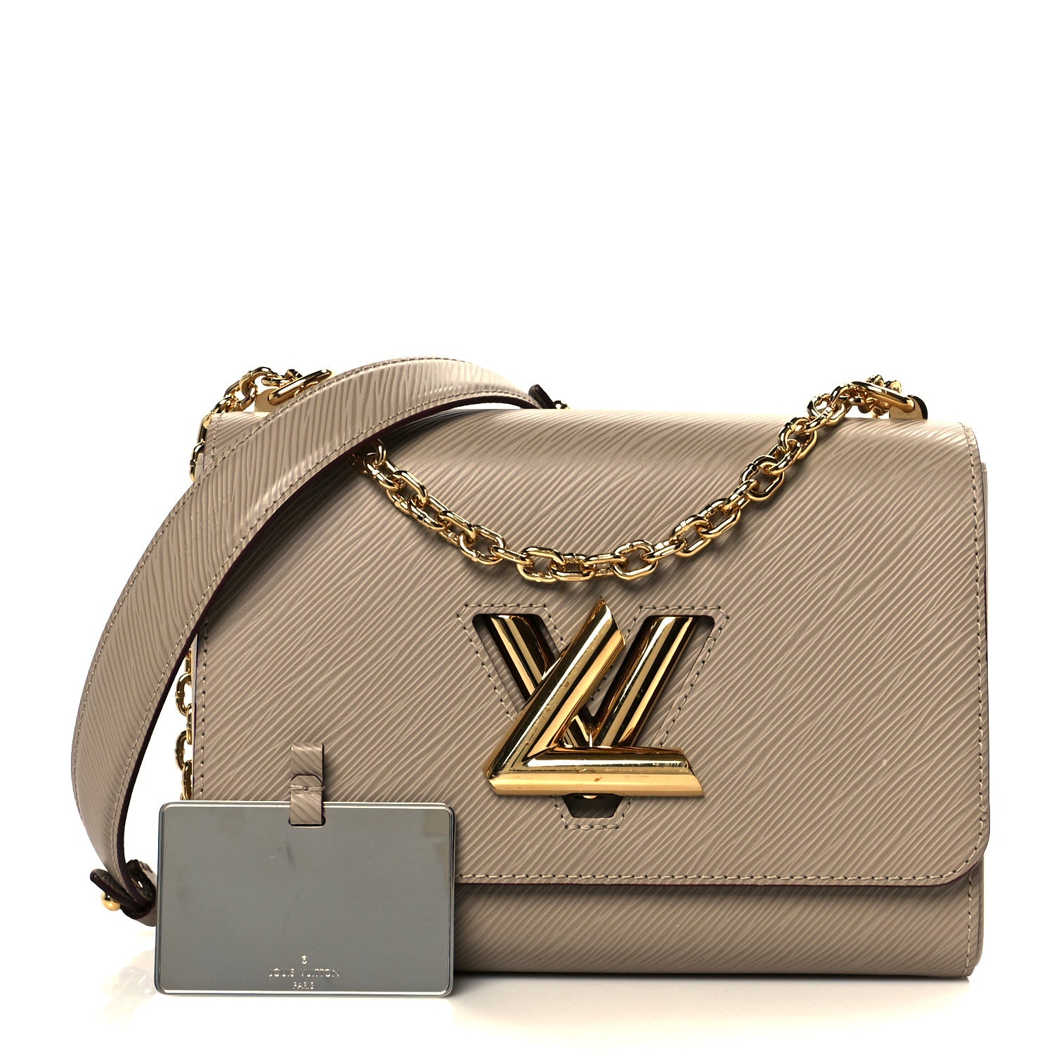 Louis Vuitton Epi Twist Shoulder Bag MM Galet Galet 3 of 10