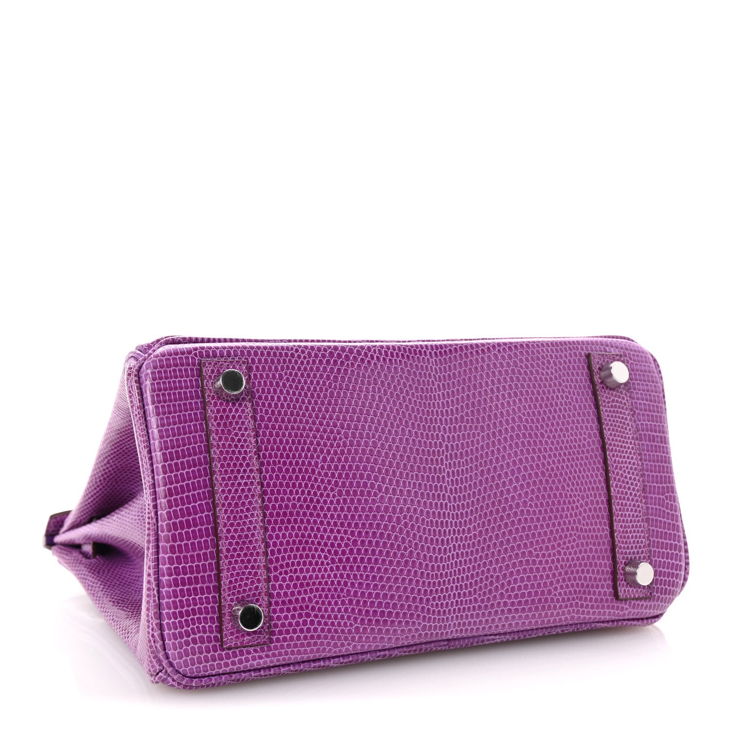 Hermes Lizard Birkin 25 Violet 4 of 11