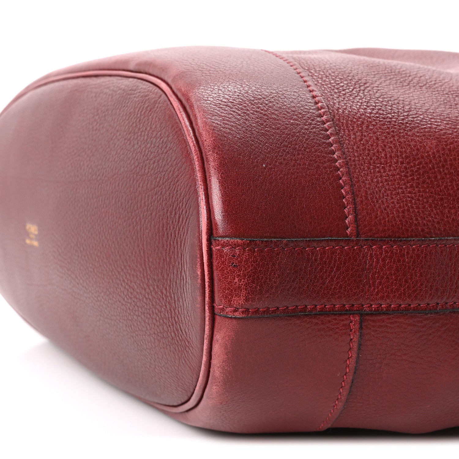 Hermes Ardennes Market Drawstring Bag 28 Rouge H 10 of 10