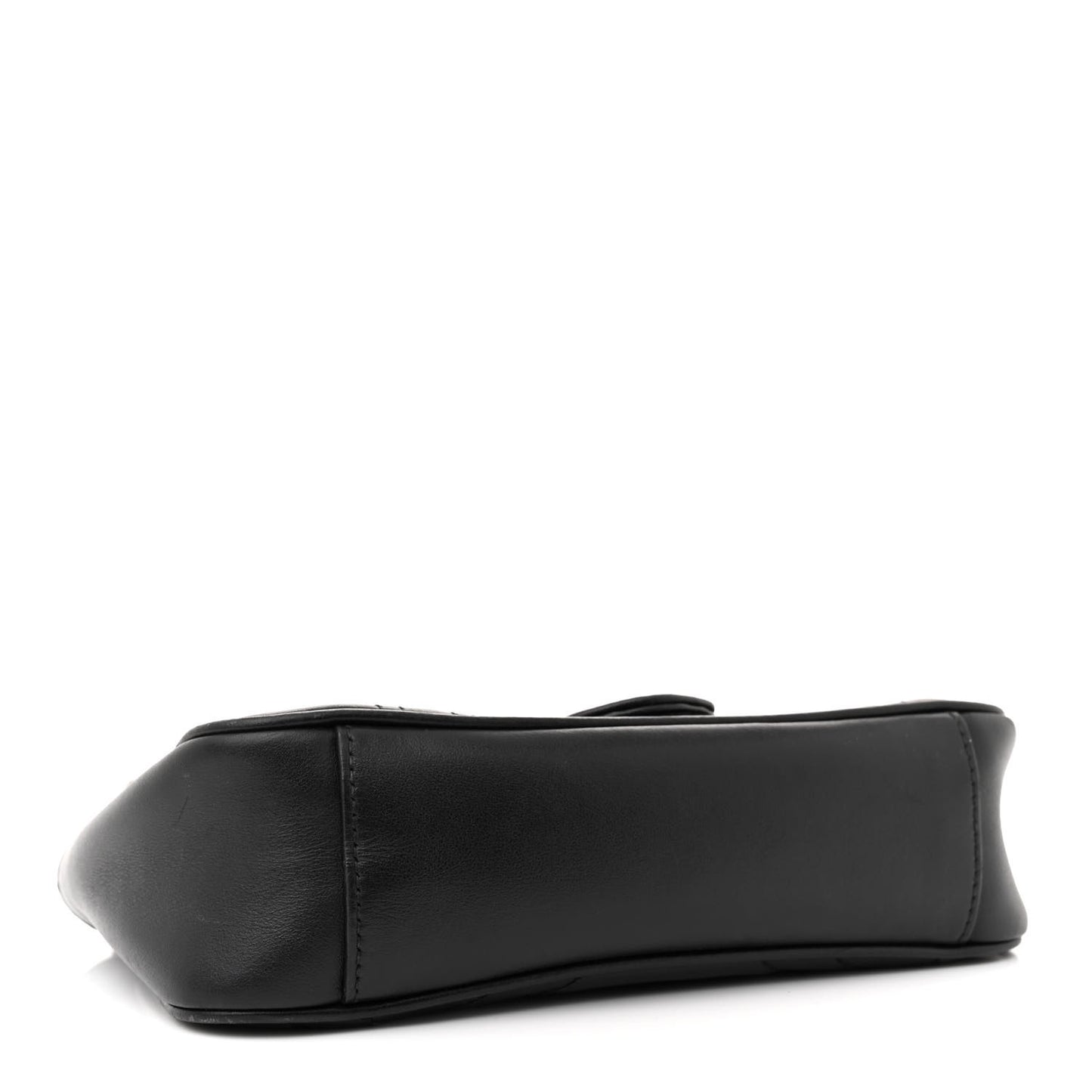 Calfskin Matelasse Mini GG Marmont Shoulder Bag Black
