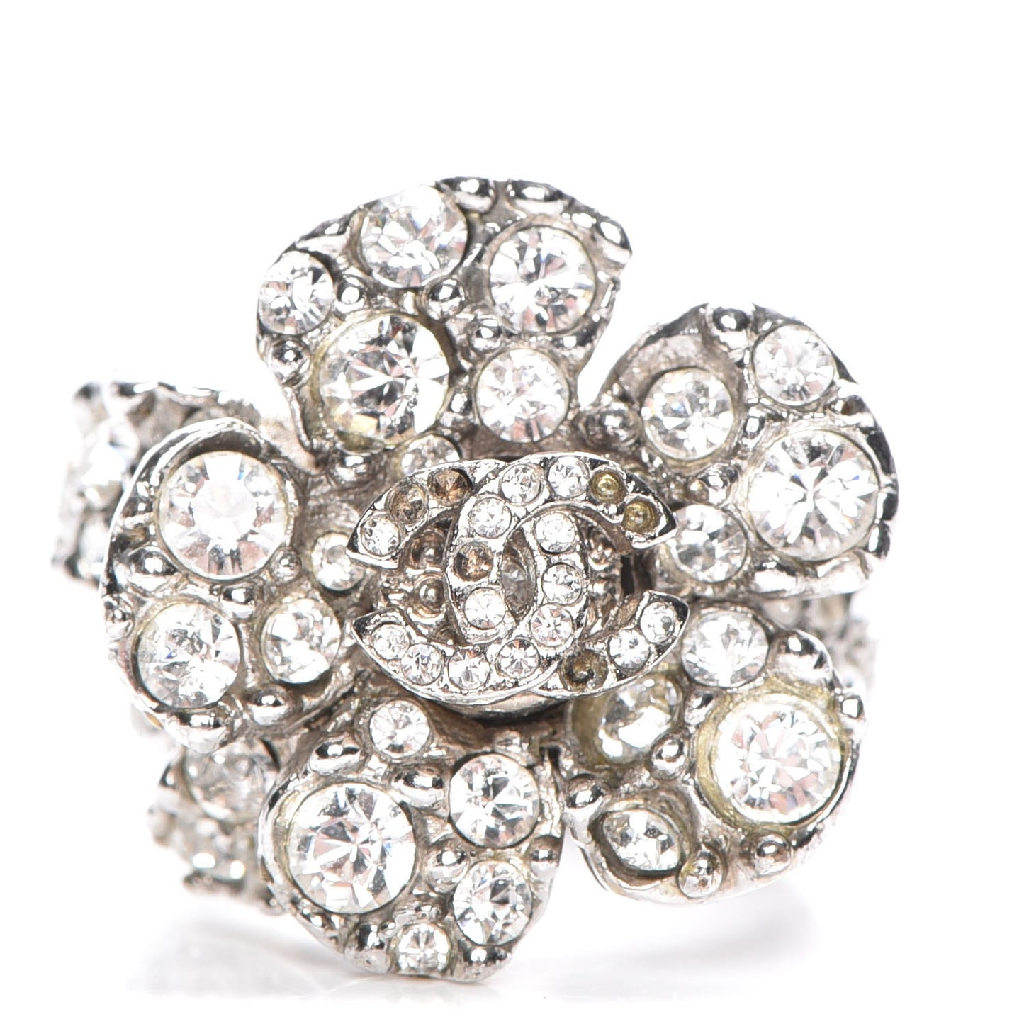 Swarovski Crystal Camellia Ring
