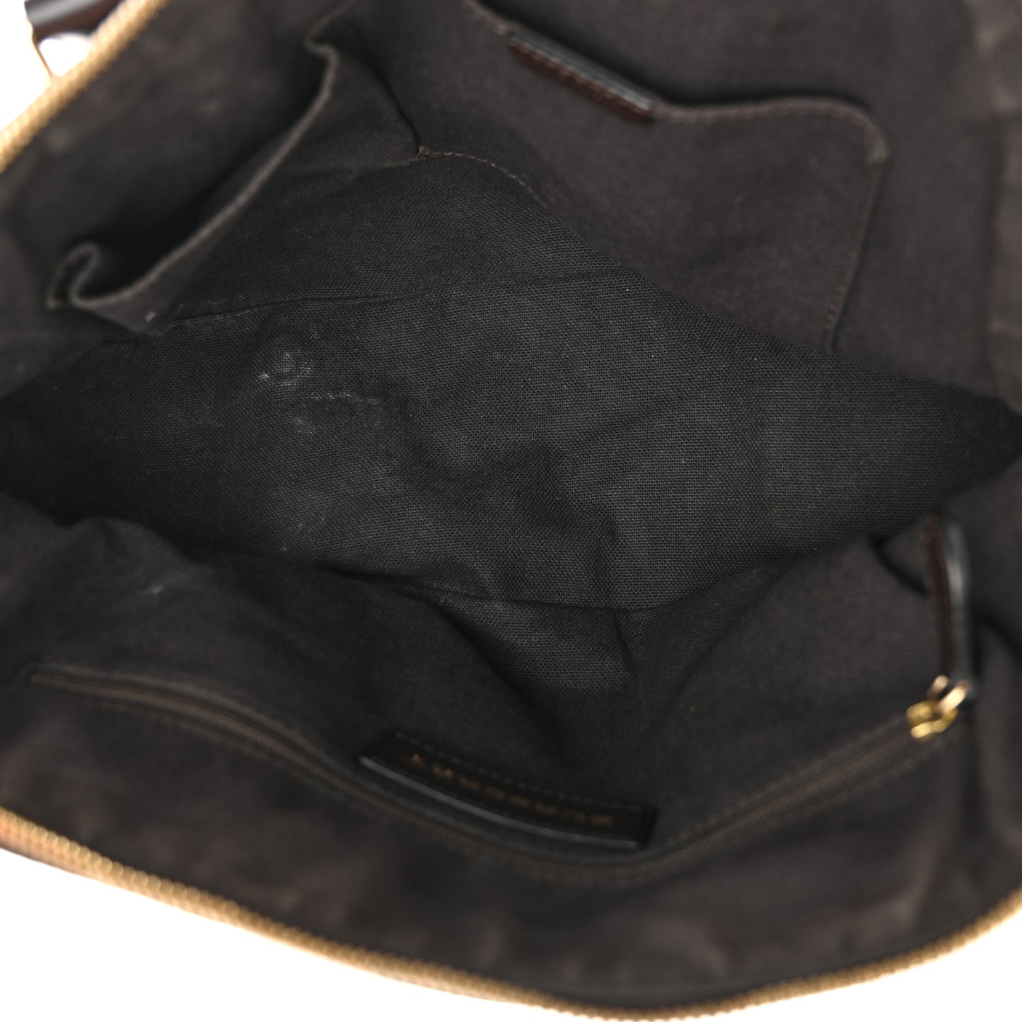 Haymarket Check Small Orchard Bowling Bag Chocolate