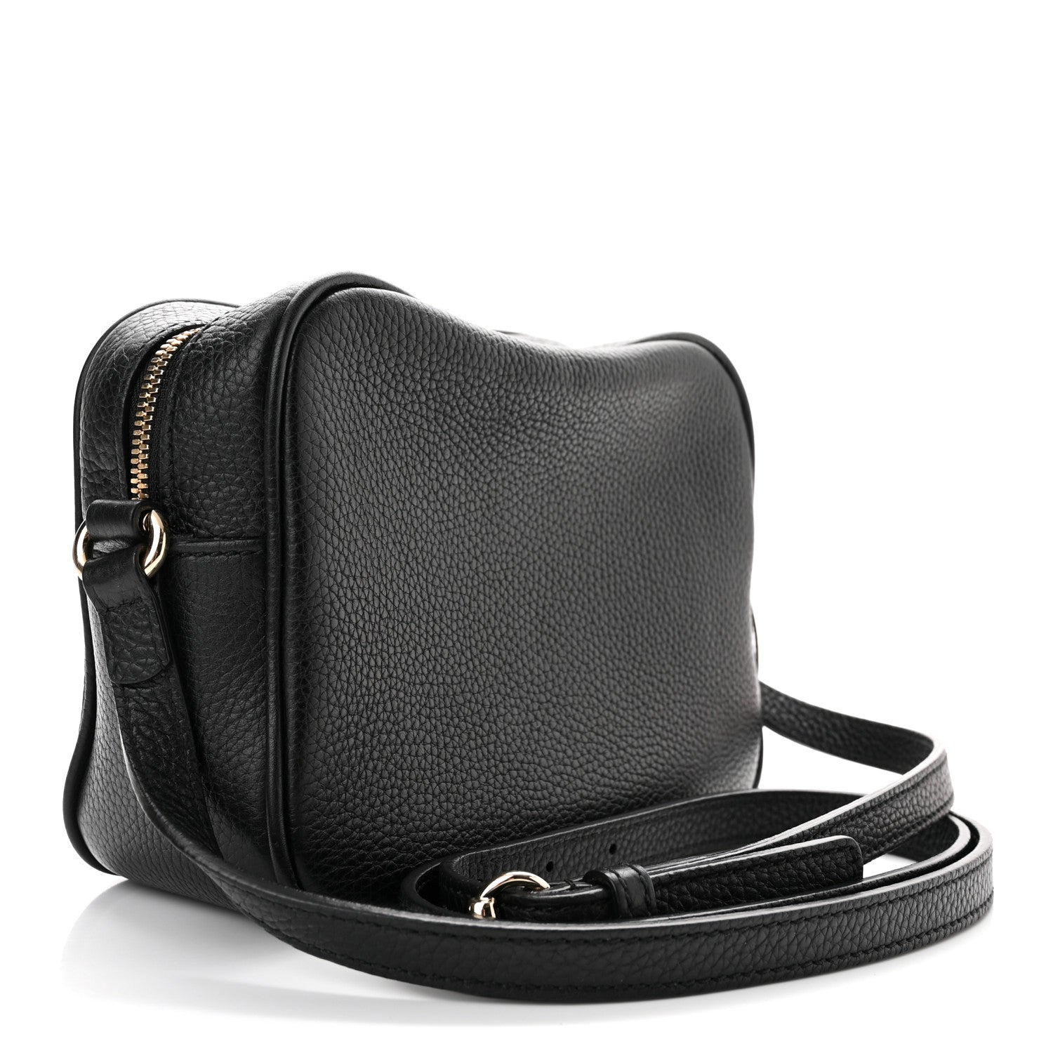 Gucci Pebbled Calfskin Small Soho Disco Bag Black 3 of 11