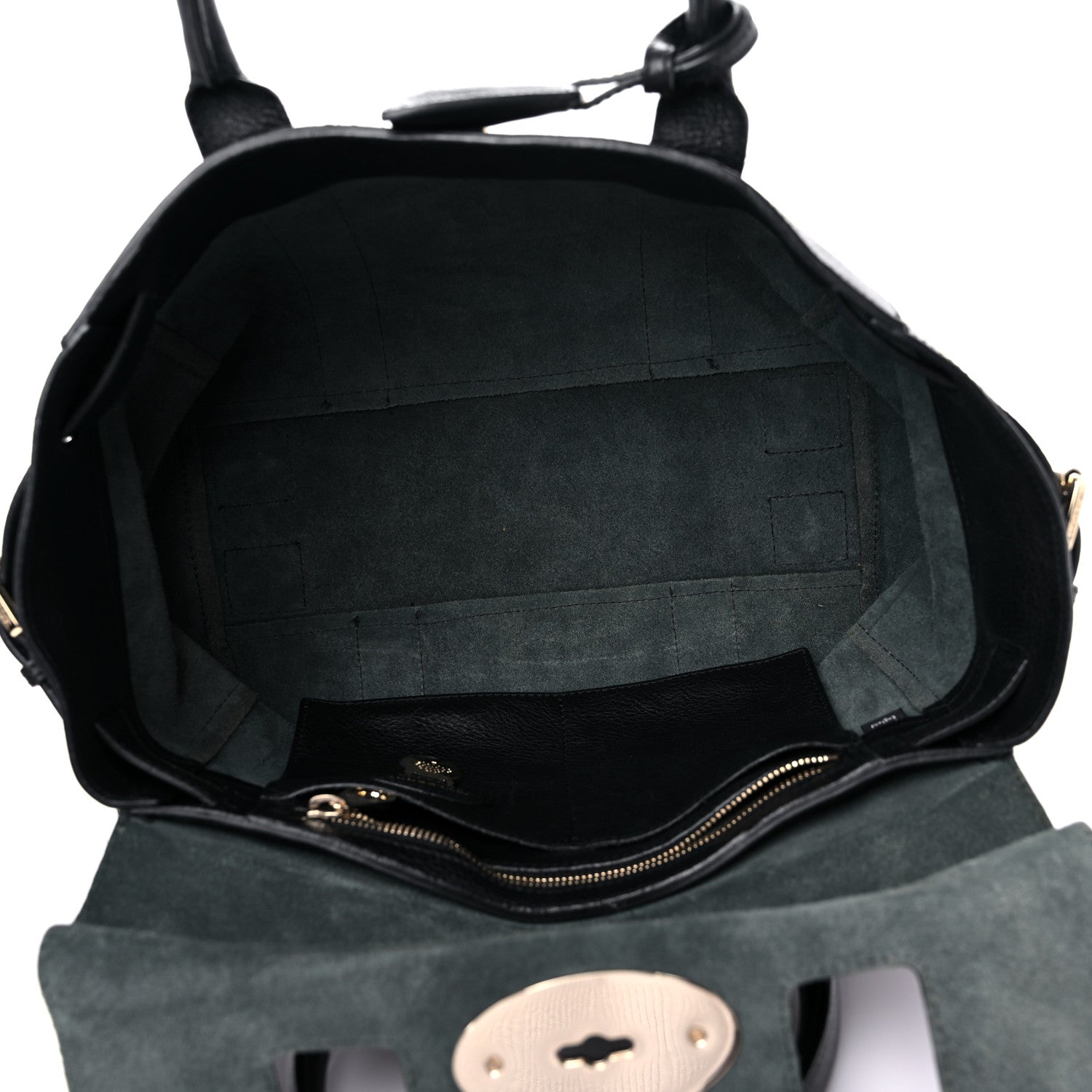 Mulberry Small Classic Grain Bayswater Black 5 of 13