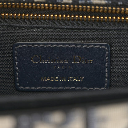 Christian Dior Oblique 30 Montaigne Flap Bag Blue 6 of 11