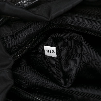Prada Nylon New Vela Studded Backpack Black 7 of 12
