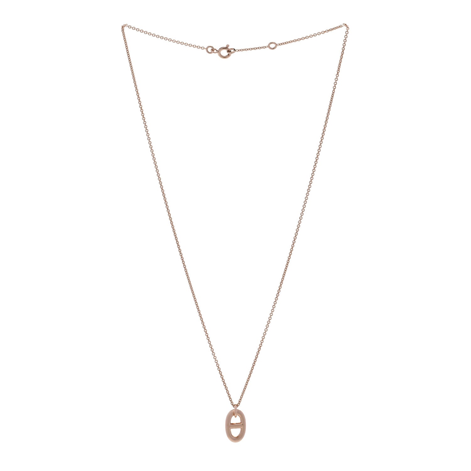 Hermes 18K Rose Gold PM Farandole Pendant Necklace 3 of 6