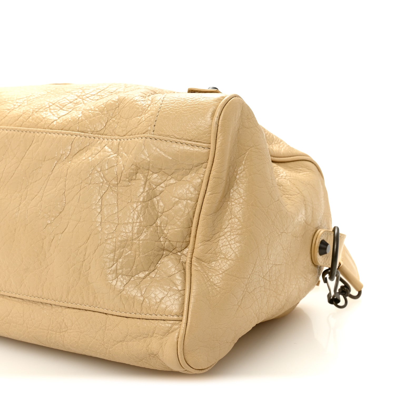 Balenciaga Agneau Classic Hardware Maxi Twiggy Beige Sahara