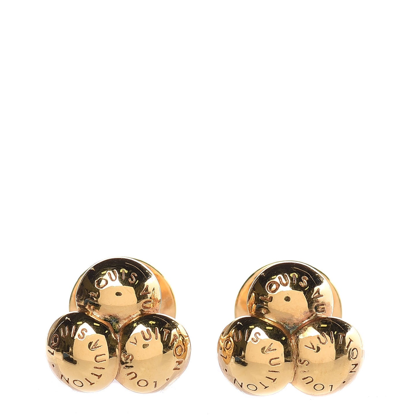 Nail Rivet Cufflinks Gold