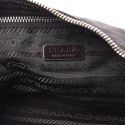 Prada Tessuto Nylon Pochette Bag Ebano 6 of 10