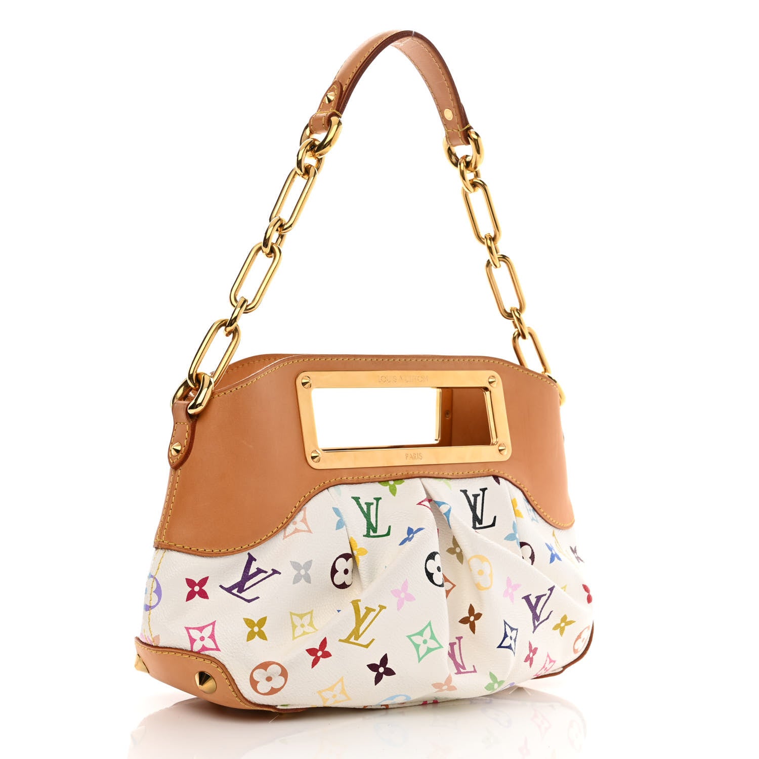 Louis Vuitton Monogram Multicolor Judy PM White 3 of 11
