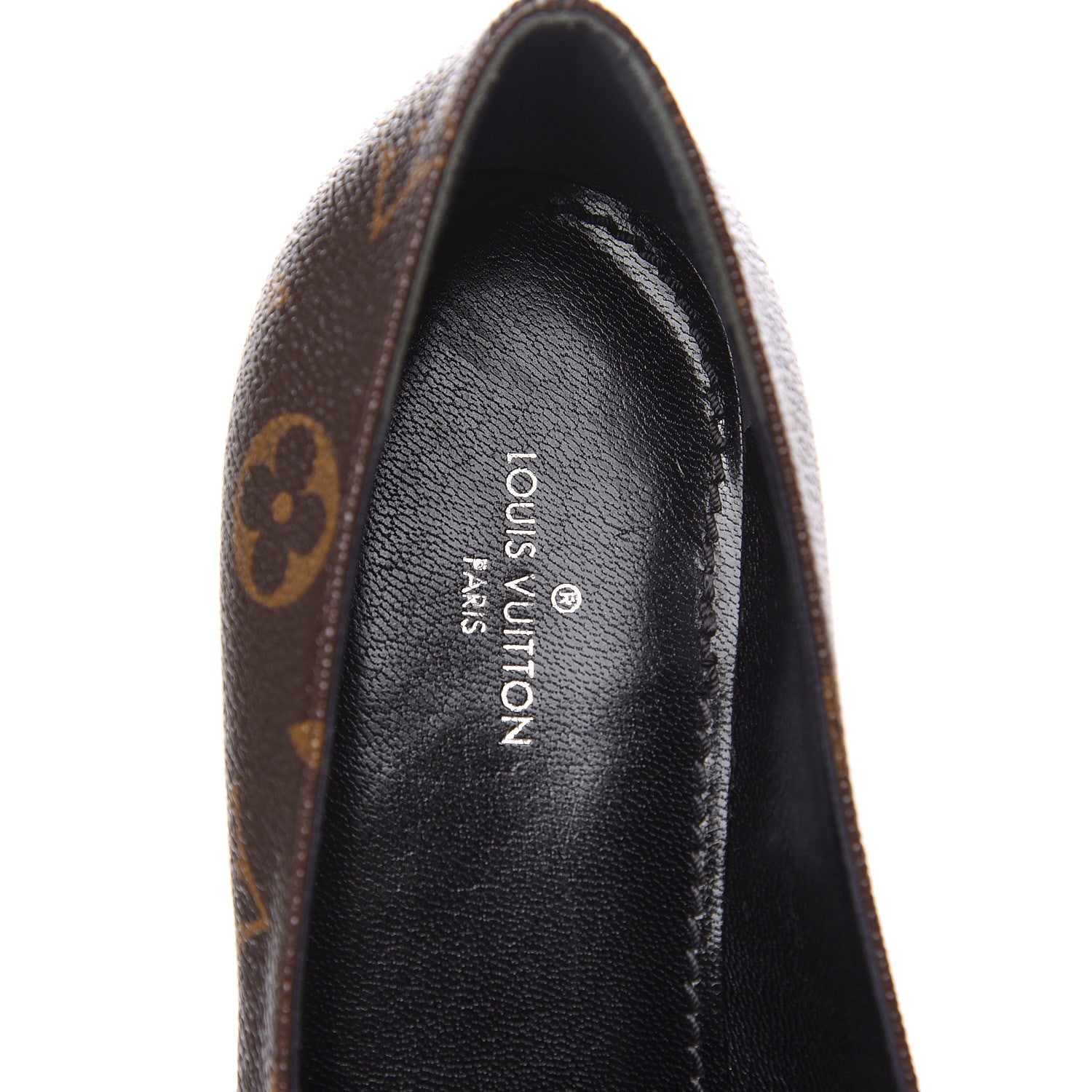 Louis Vuitton Patent Monogram Fetish Ballerina Flats 34.5 8 of 9