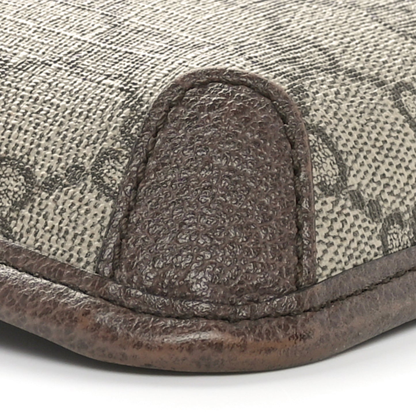 GG Supreme Monogram Neo Vintage Web Belt Bag Brown