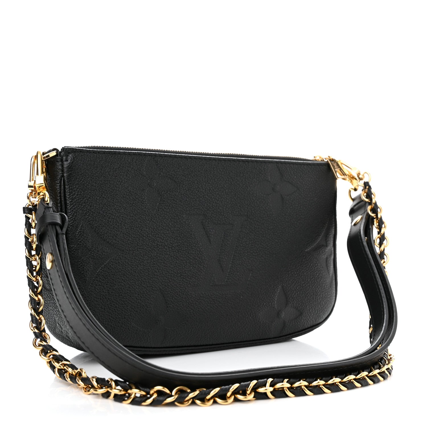 Louis Vuitton Empreinte Monogram Giant Multi Pochette Accessories Black 3 of 11