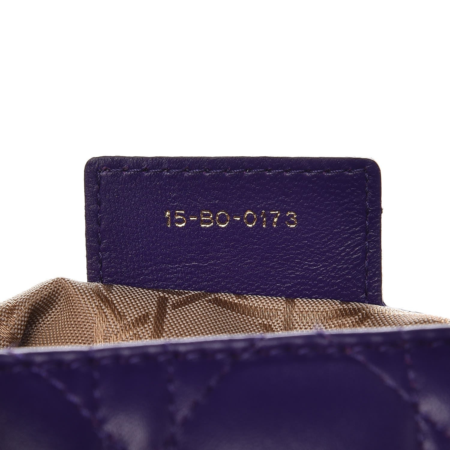Christian Dior Lambskin Cannage Large Lady Dior Purple 7 of 13