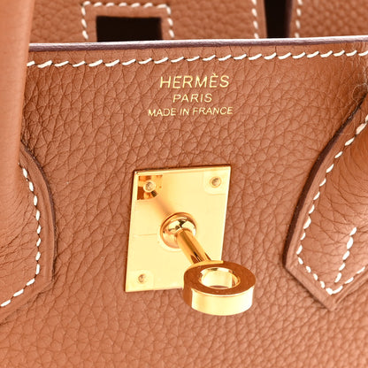 Hermes Togo Birkin 25 Gold 6 of 11